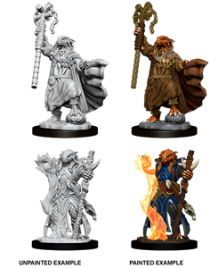 Picture of Dragonborn Female Sorcerer Dungeon and Dragons Nolzur's Marvelous Unpainted Minis