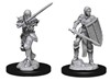 Picture of Human Female Fighter Dungeons and Dragons Nolzur's Marvelous Unpainted Miniatures