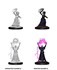 Picture of Drow Mage & Drow Priestess D&D Nolzur's Marvelous Unpainted Miniatures (W12)