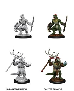 Picture of Lizardfolk & Lizardfolk Shaman D&D Nolzur's Marvelous Unpainted Miniatures (W12)