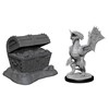 Picture of Bronze Dragon Wyrmling & Pile of SeaFound Treasure D&D Nolzur's Marvelous Miniatures (W13)