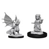 Picture of Silver Dragon Wyrmling & Female Halfling  D&D Nolzur's Marvelous Miniatures (W13)