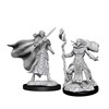 Picture of Elf Fighter & Elf Cleric Magic the Gathering Unpainted Miniatures (W14)